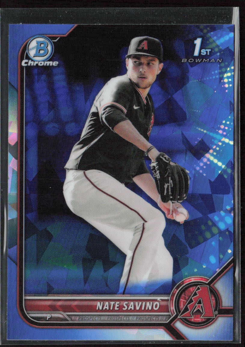 2022 Bowman Chrome Sapphire #BD-163 Nate Savino