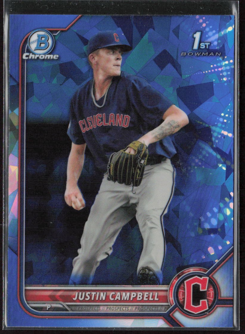 2025 Bowman Chrome Sapphire #BDC-113 Justin Campbell