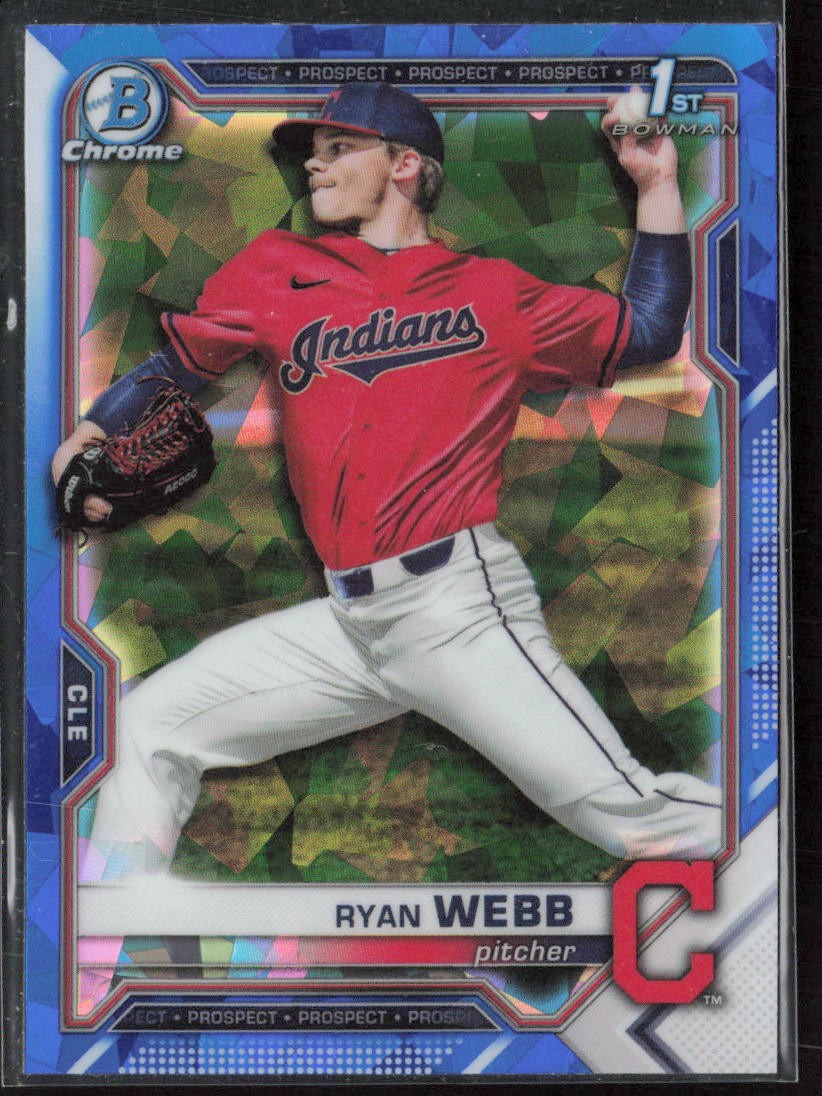 2021 Bowman Chrome Sapphire #BDC-57 Ryan Webb