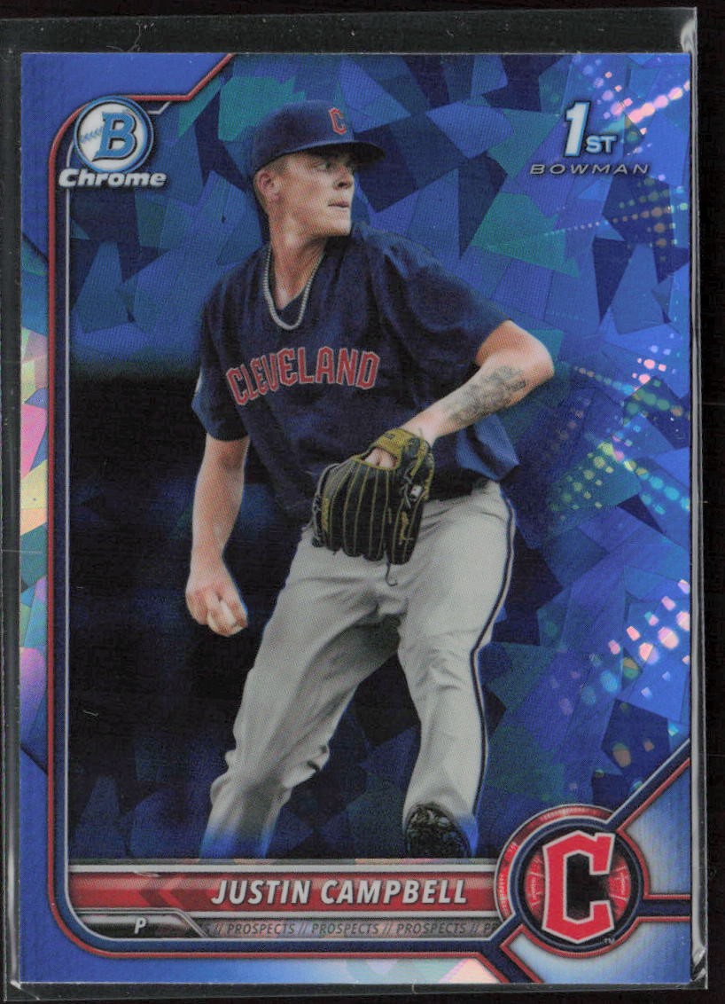 2022 Bowman Chrome Sapphire #BD-113 Justin Campbell