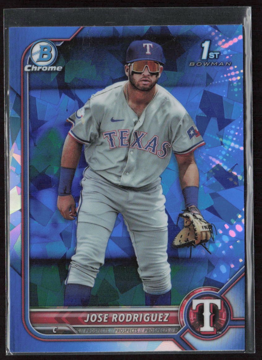 2022 Bowman Chrome Sapphire #BCP-185 Jose Rodriguez