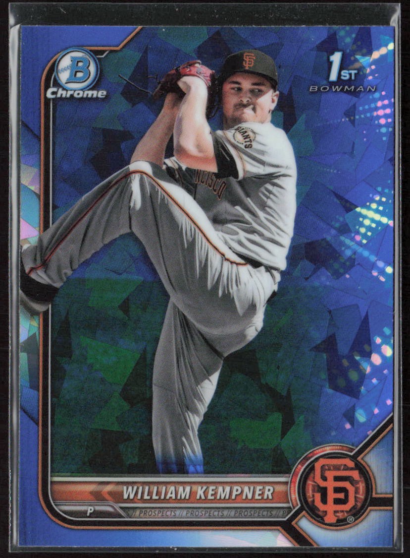 2022 Bowman Chrome Sapphire #BD-3 William Kempner