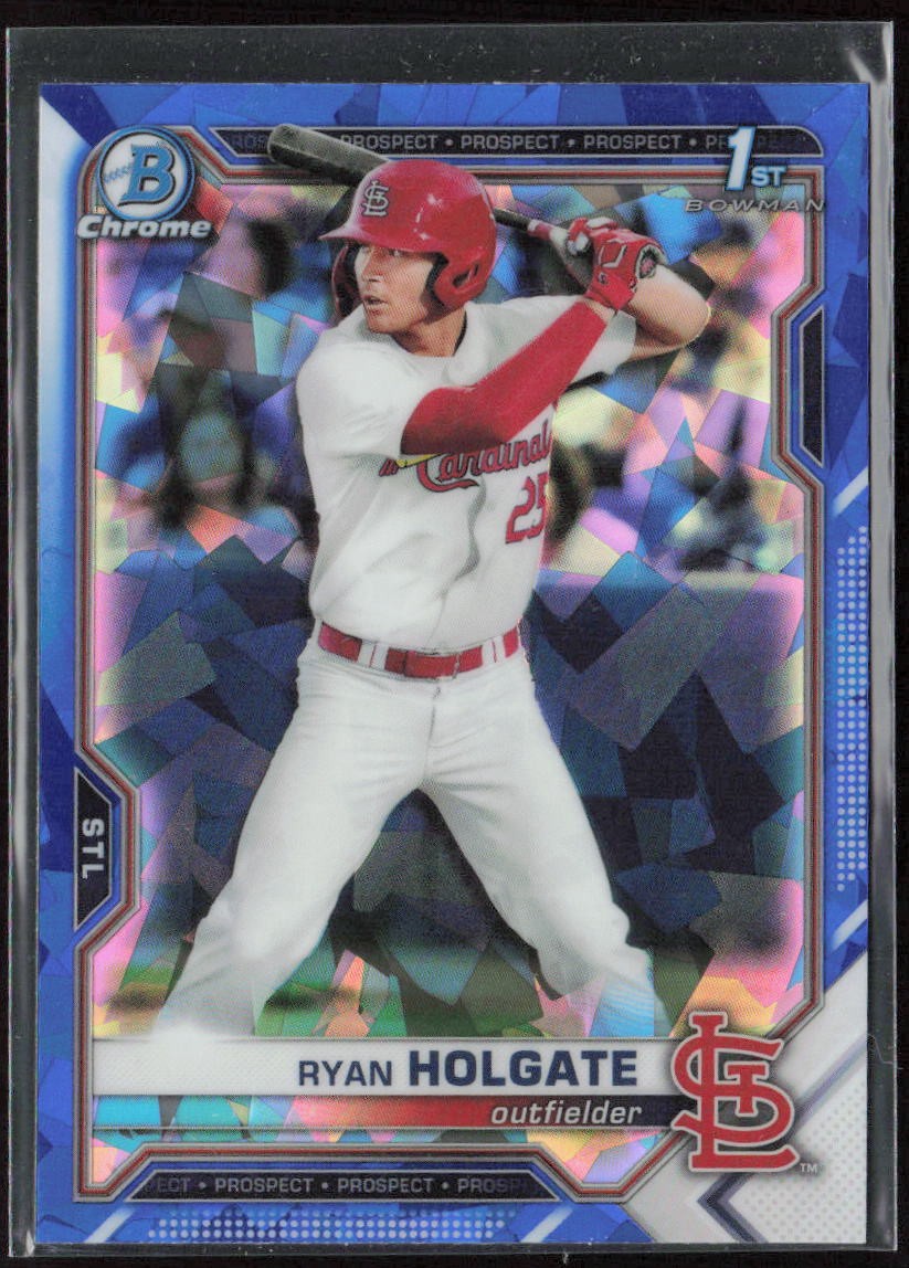 2021 Bowman Chrome Sapphire #BDC-148 Ryan Holgate