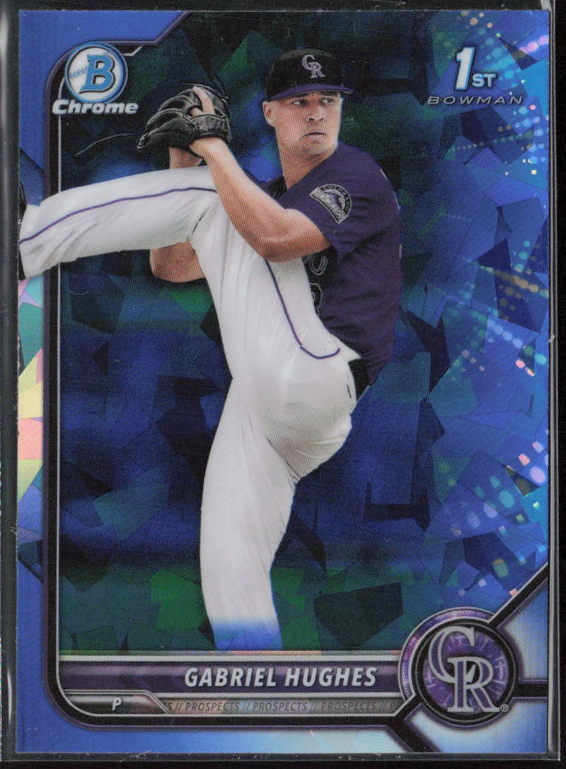2022 Bowman Chrome Sapphire #BD-151 Gabriel Hughes