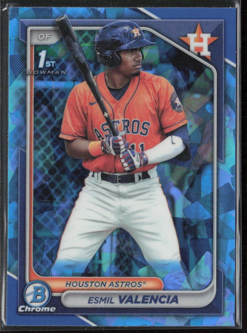 2024 Bowman Chrome Sapphire #BCP-75 Esmil Valencia