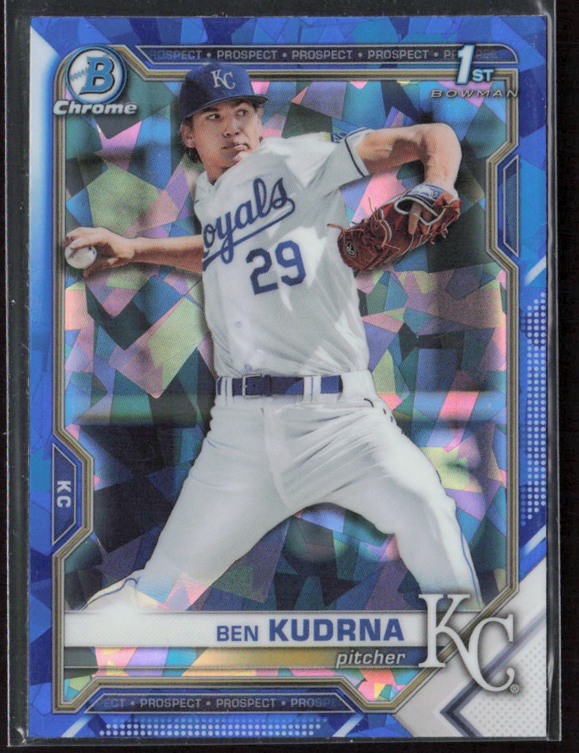 2021 Bowman Chrome Sapphire #BDC-73 Ben Kudrna