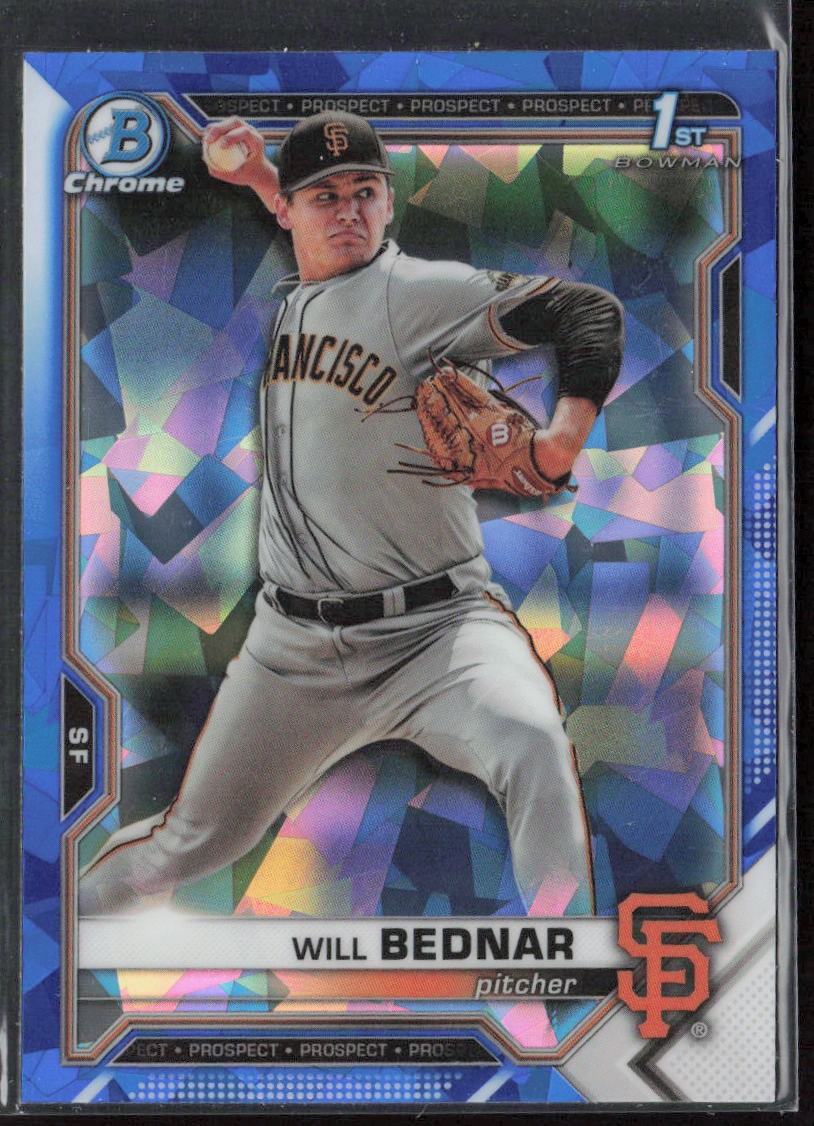 2021 Bowman Chrome Sapphire #BDC-197 Will Bednar