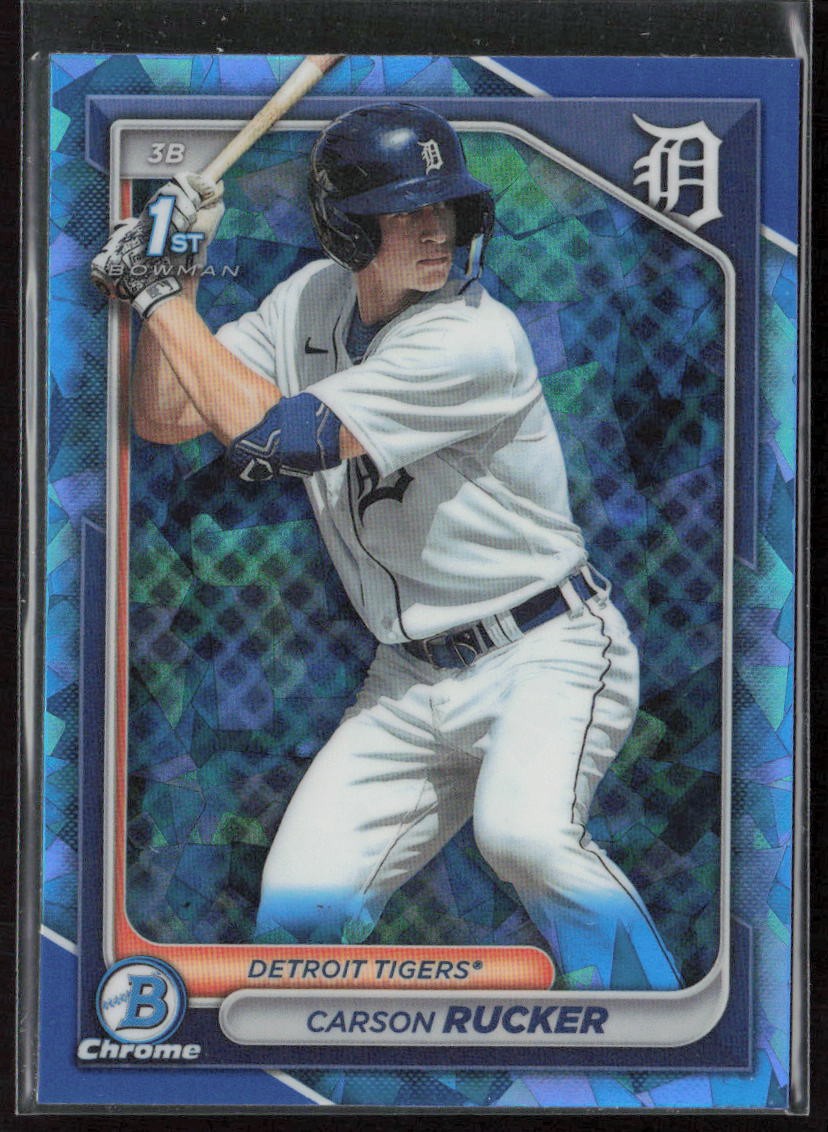 2024 Bowman Chrome Sapphire #BCP-65 Carson Rucker