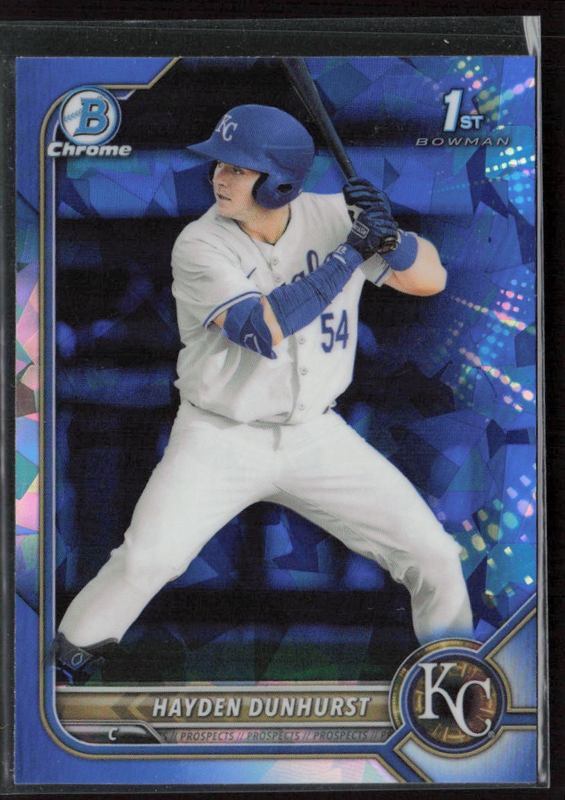 2022 Bowman Chrome Sapphire #BD-44 Hayden Dunhurst