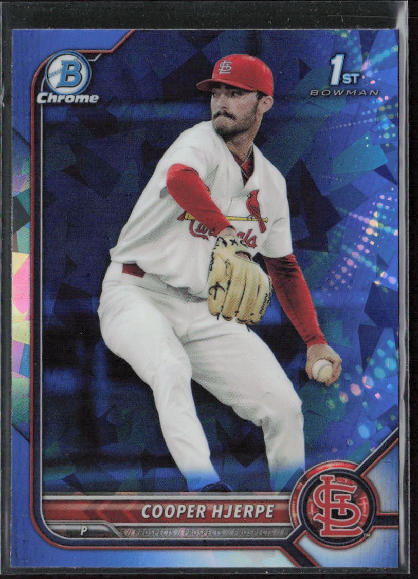 2022 Bowman Chrome Sapphire #BD-95 Cooper Hjerpe