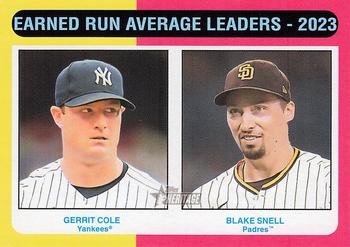 Earned Run Average Leaders - 2023 (Gerrit Cole / Blake Snell) LL