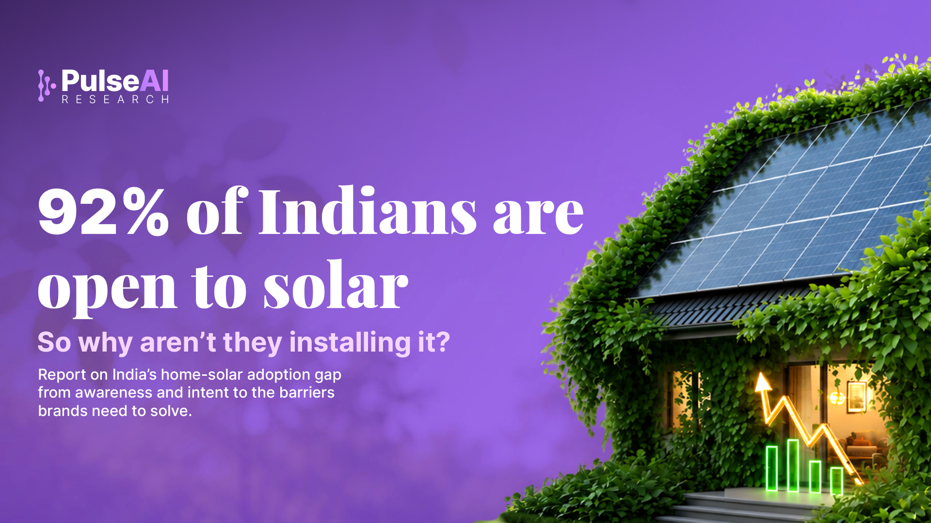 Solar Adoption in India: 92% Are Interested but Few Are Installing