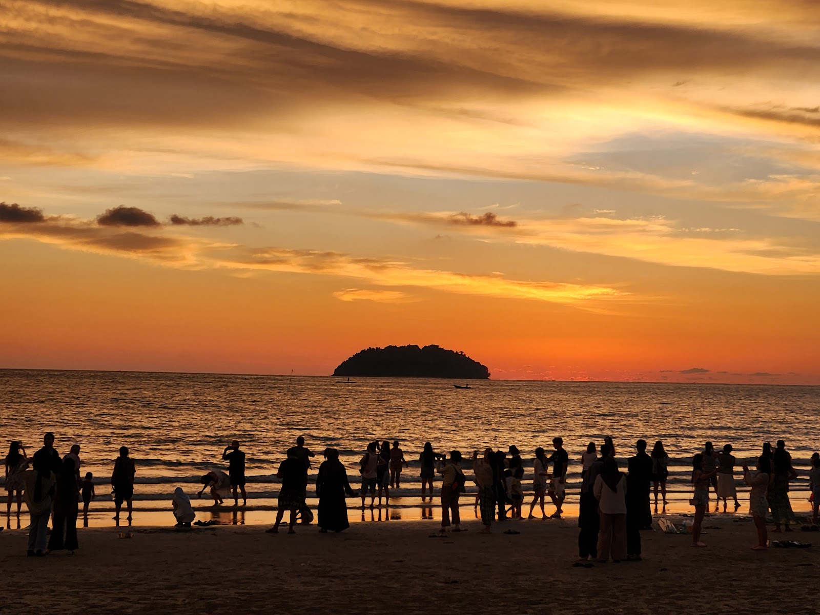 Picture of Sunset at Tanjung Aru Beach