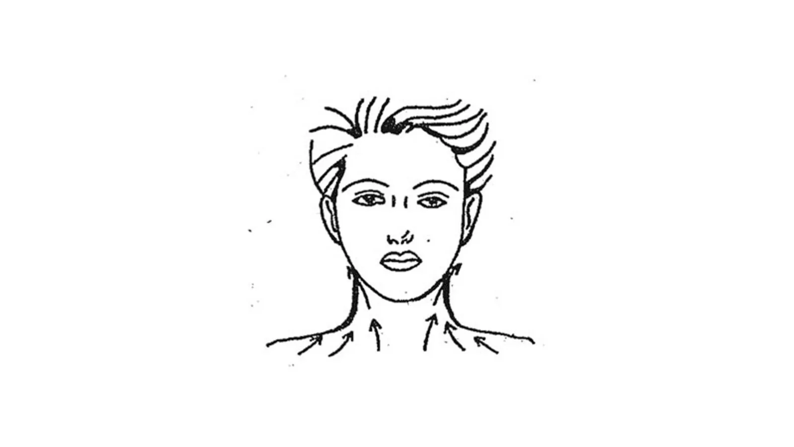 Gezeichnetes Gesicht