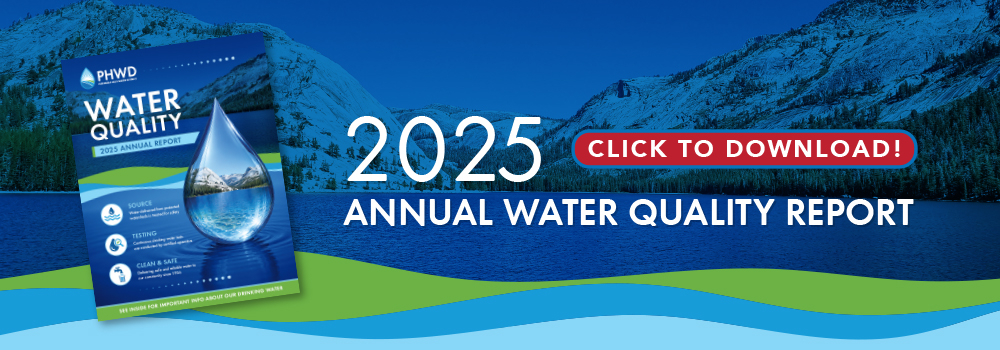 banner image for downloading the PHWD 2025 Annual Water Quality Report