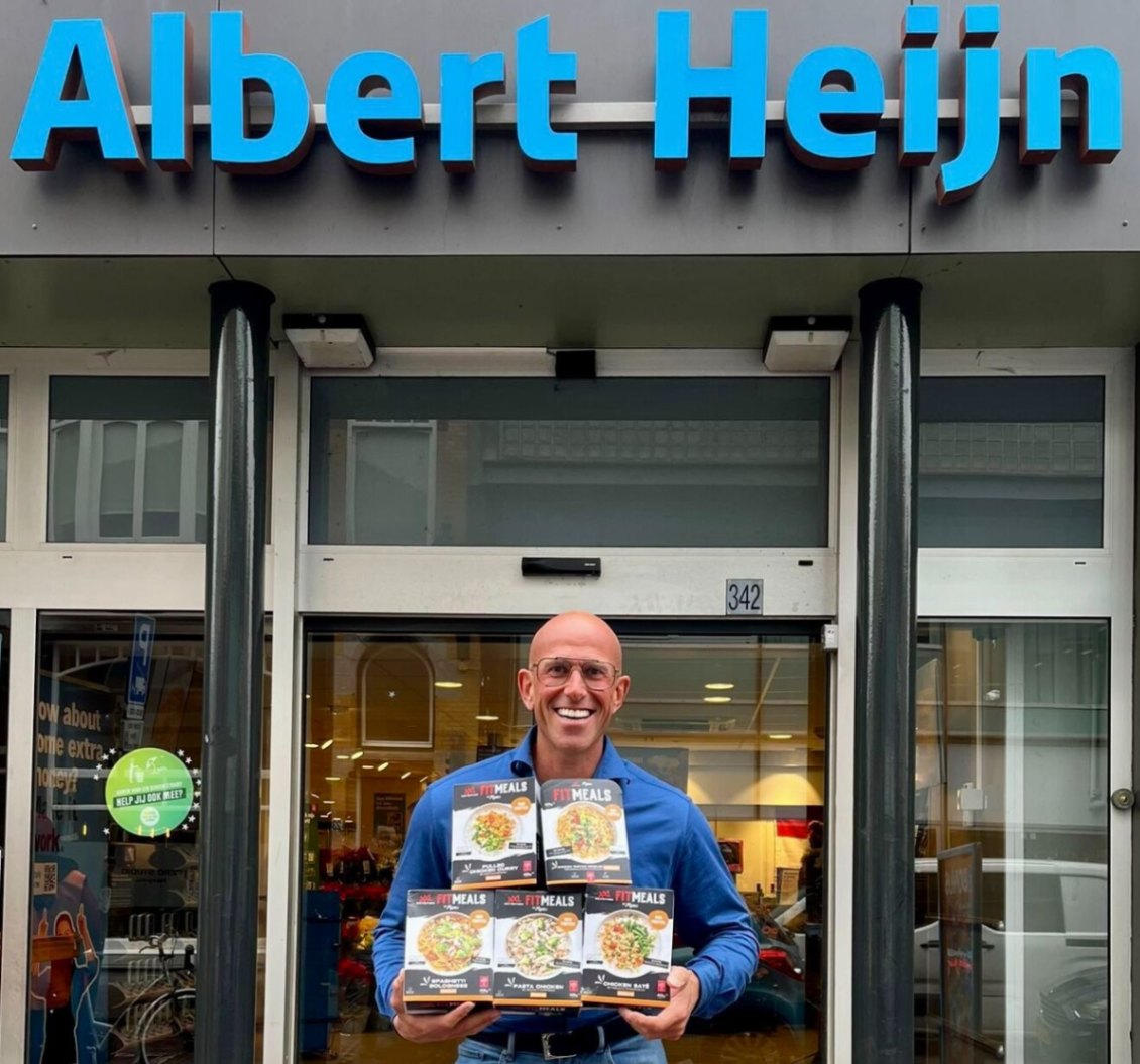 Albert Heijn has given their frozen food shelf a major upgrade and included our Fit Meals.