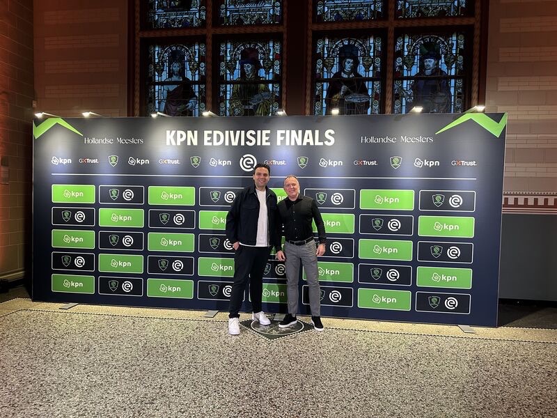 As proud sponsor of KPN eDivision, we were present to support all clubs in this wonderful game experience