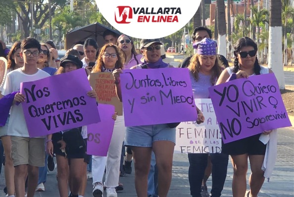 Marcha de mujeres Vallarta