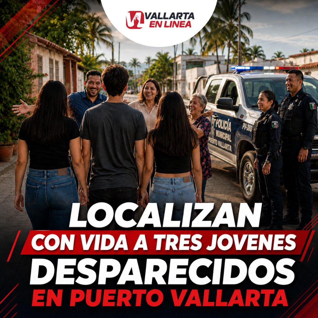 Jóvenes localizados Puerto Vallarta