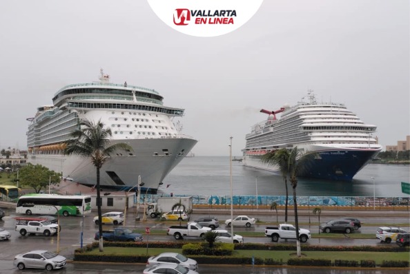 Doble arribo cruceros Vallarta