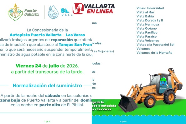 Falta de agua Puerto Vallarta