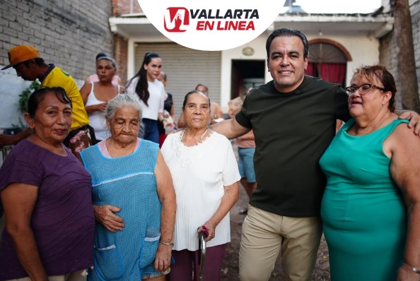 Juan Carlos Castro continúa recorridos por colonias de Puerto Vallarta