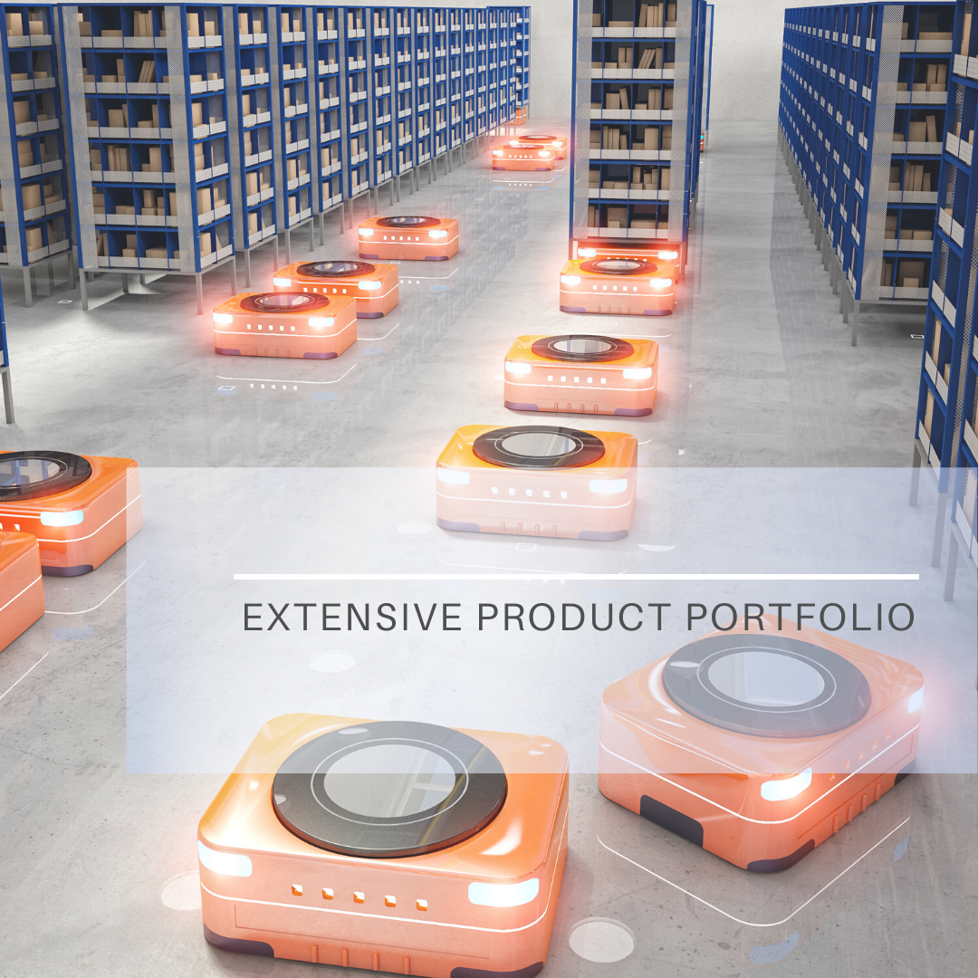 Extensive product portfolio