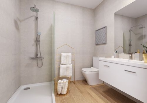 Infografía interior Baño pral.