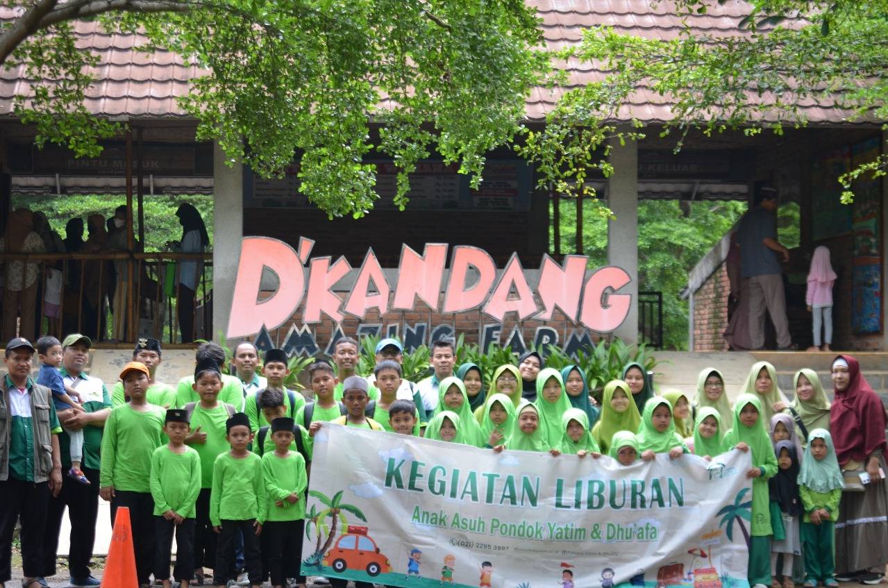 Rihlah Anak Asuh Pondok Yatim & Dhu'afa : Keseruan Kegiatan Outbound Di D'kandang Amazing Farm