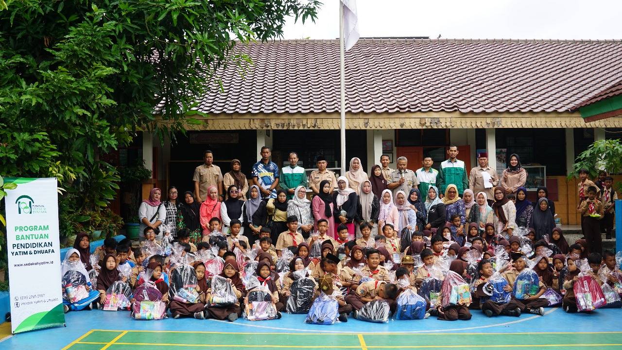 Pondok Yatim & Dhu'afa Salurkan Program Bantuan Pendidikan Untuk Yatim & Dhu'afa Di SDN Kedoya Selatan 01