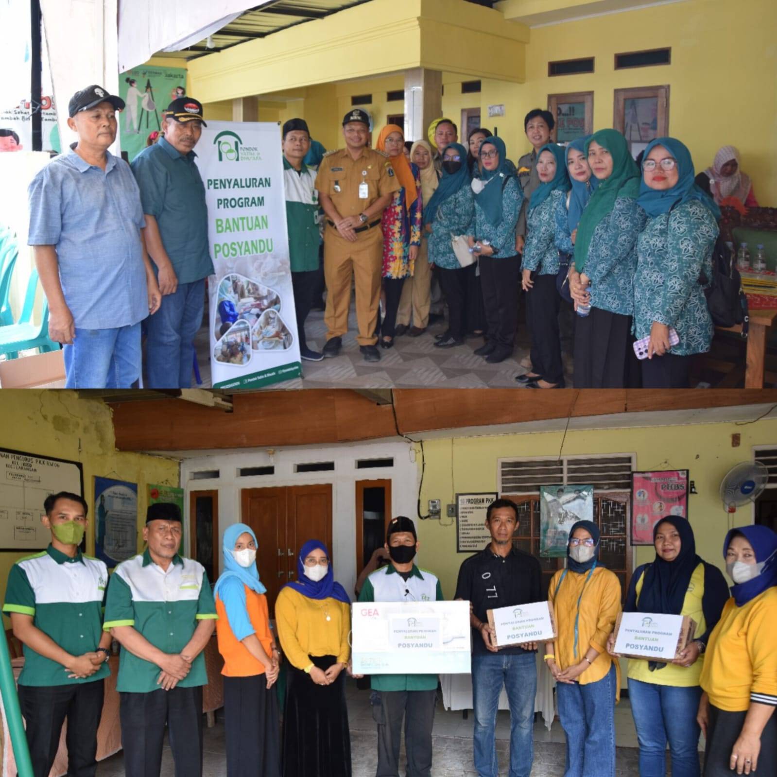 Pondok Yatim & Dhu'afa Salurkan Bantuan Kebutuhan Gizi Ke Posyandu Jeruk 1 Kembang Kerep