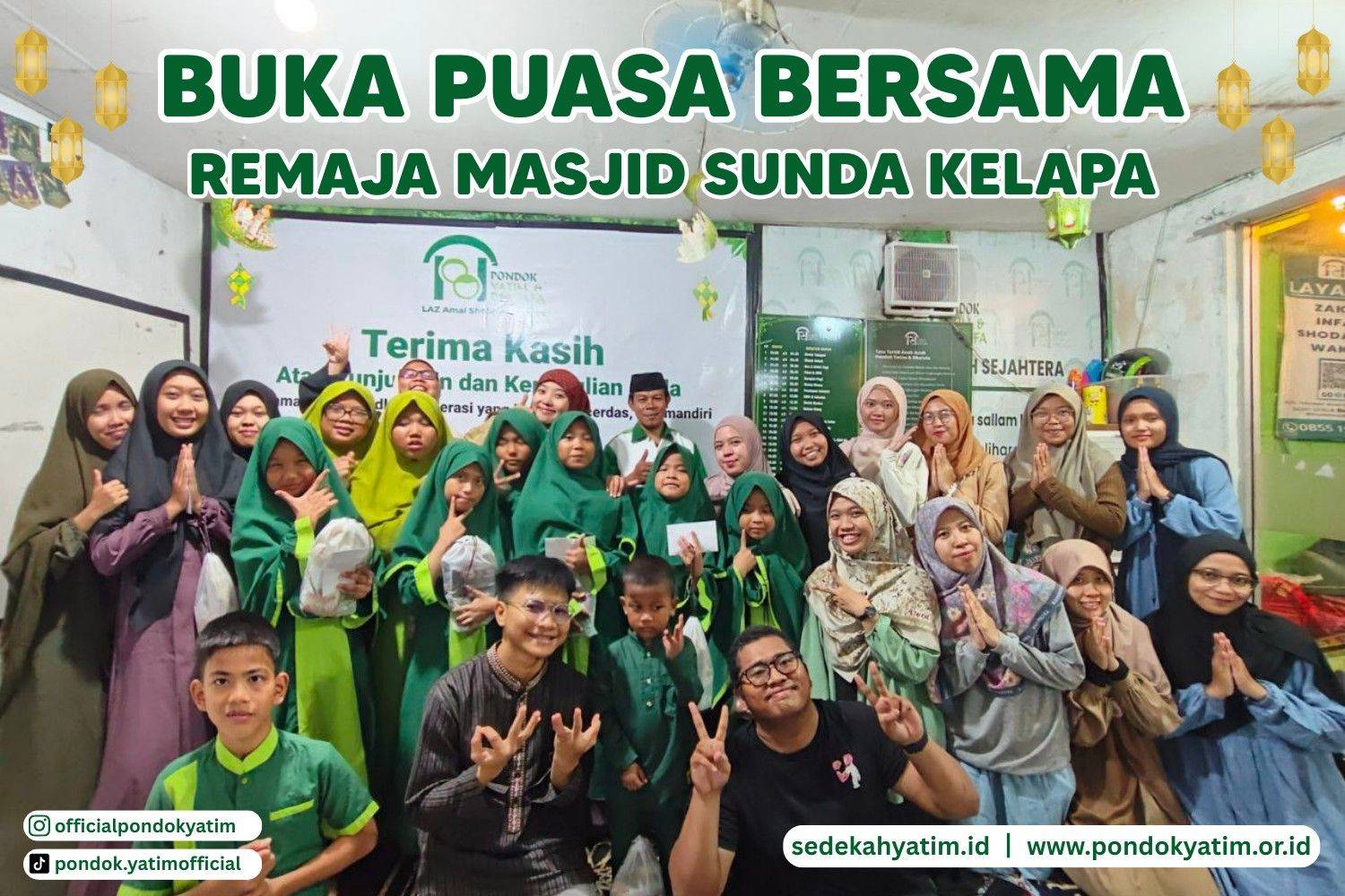 Hangatnya Buka Puasa Bersama Remaja Masjid Sunda Kelapa di Pondok Yatim Dhuafa Asrama Matraman