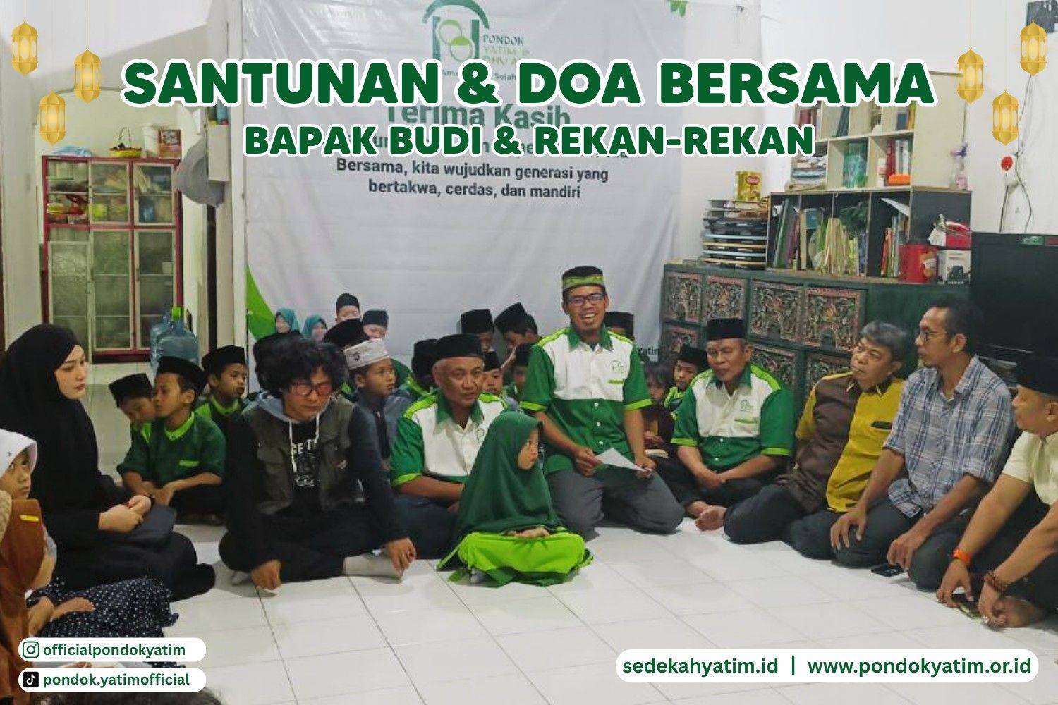 Santunan dan Doa Bersama di Pondok Yatim Dhuafa Asrama Neroktog Bersama Bapak Budi dan Rekan-Rekan