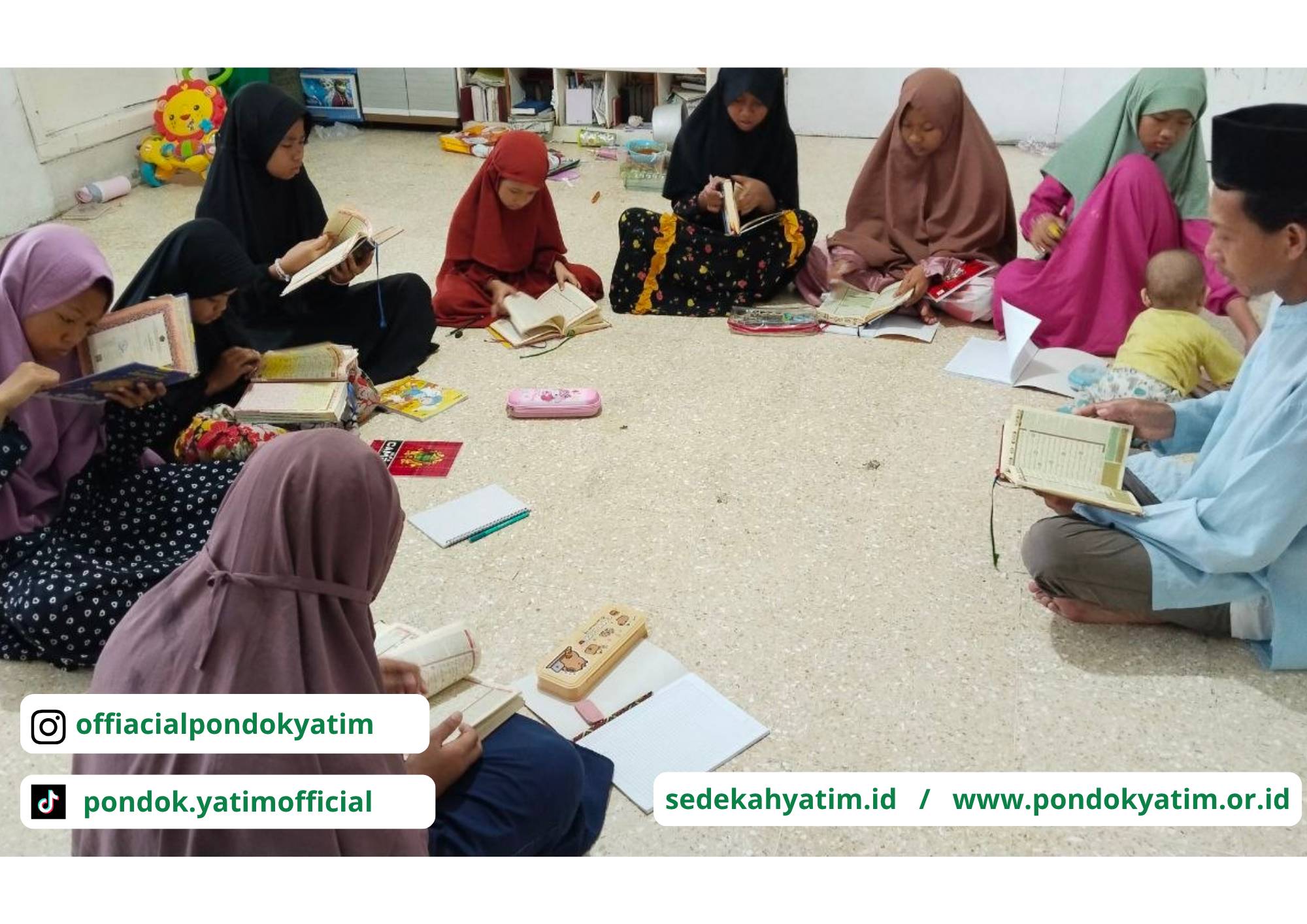 Mengisi Pagi dengan Kebaikan, Kajian Subuh Anak Panti Asuhan Jurang Mangu