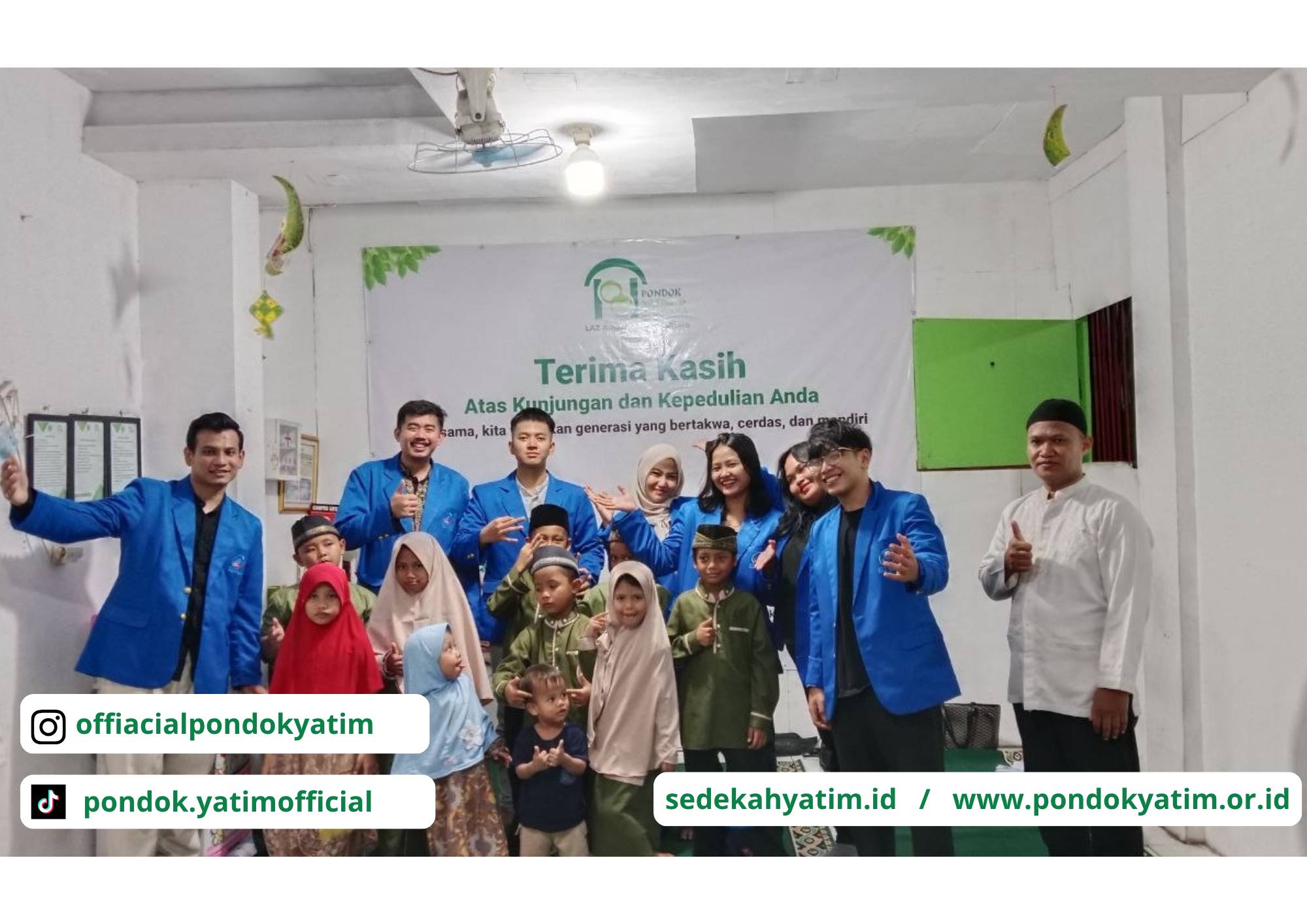 Berbagi Kebahagiaan Bersama Kakak-kakak Universitas Esa Unggul di Panti Asuhan Bintara