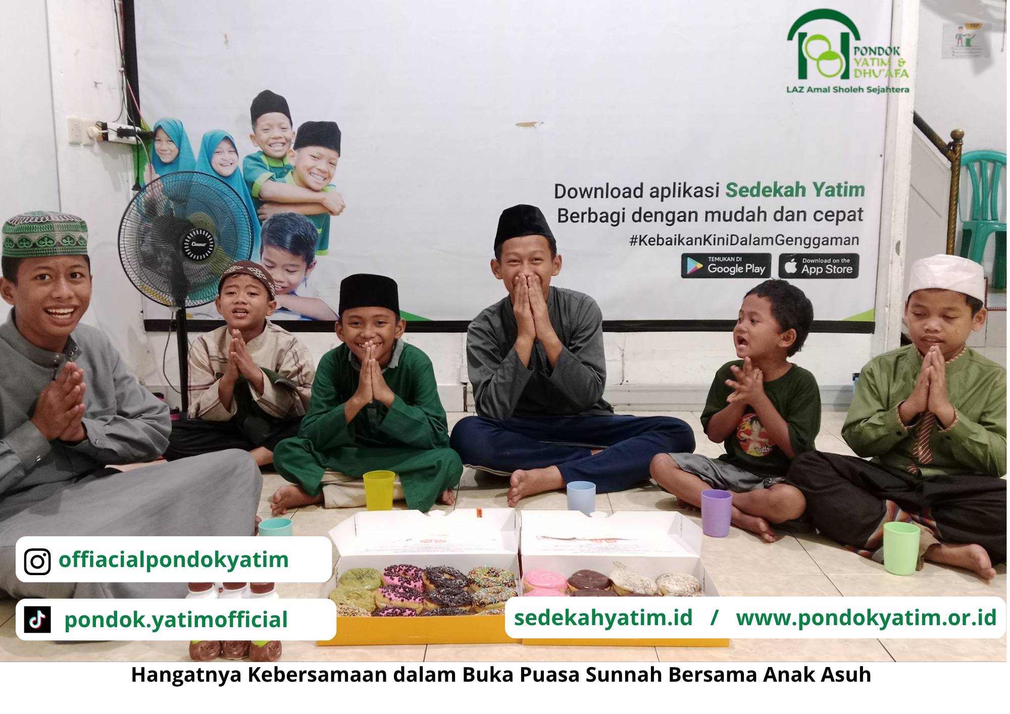 Menjemput Berkah di Hari Senin dan Kamis Bersama Anak-Anak Pondok Yatim & Dhuafa
