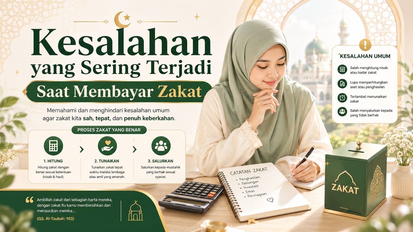 Kesalahan yang Sering Terjadi Saat Membayar Zakat