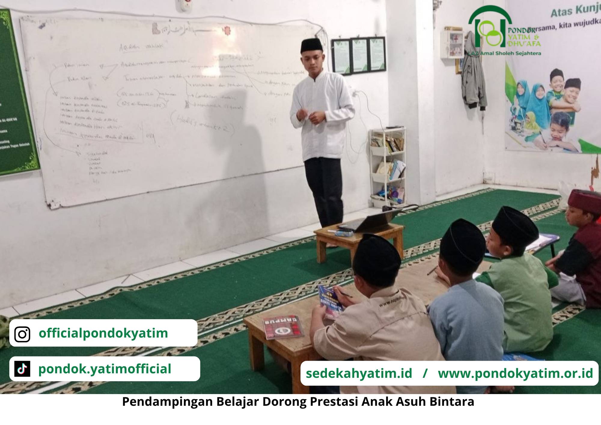Bimbingan Belajar Asah Pengetahuan Anak Asuh Bintara