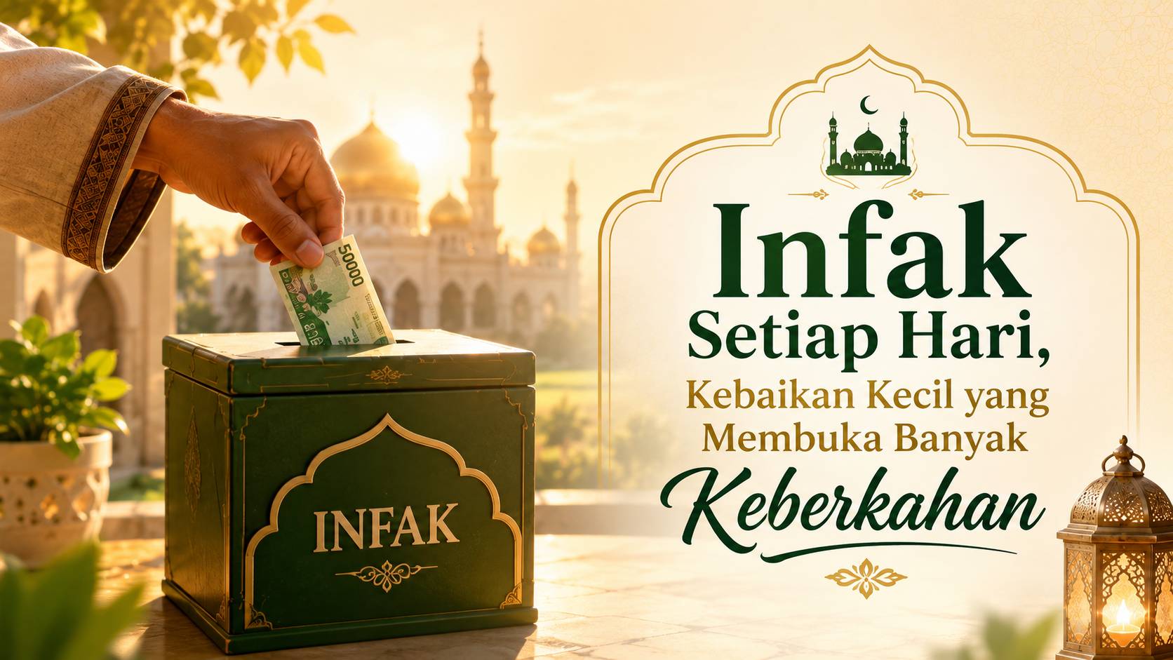 Infak Setiap Hari, Kebaikan Kecil yang Membuka Banyak Keberkahan