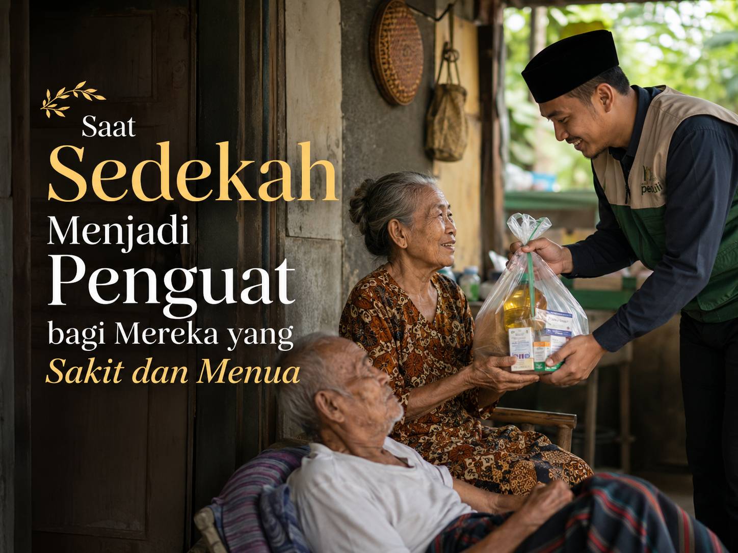 Saat Sedekah Menjadi Penguat bagi Mereka yang Sakit dan Menua