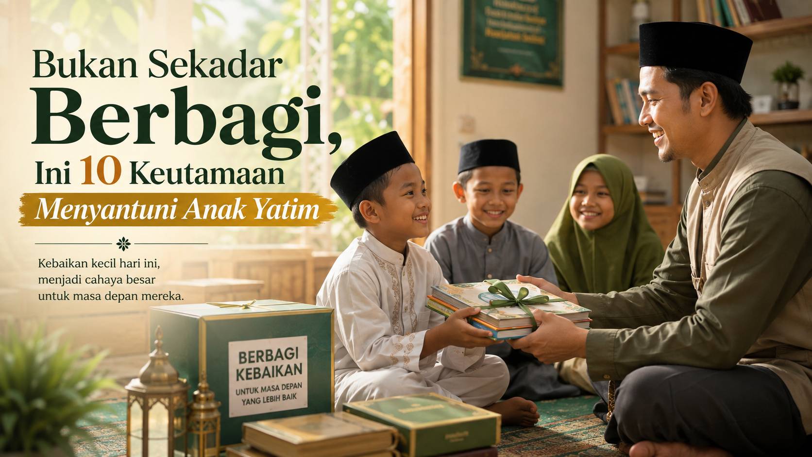 Bukan Sekadar Berbagi, Ini 10 Keutamaan Menyantuni Anak Yatim