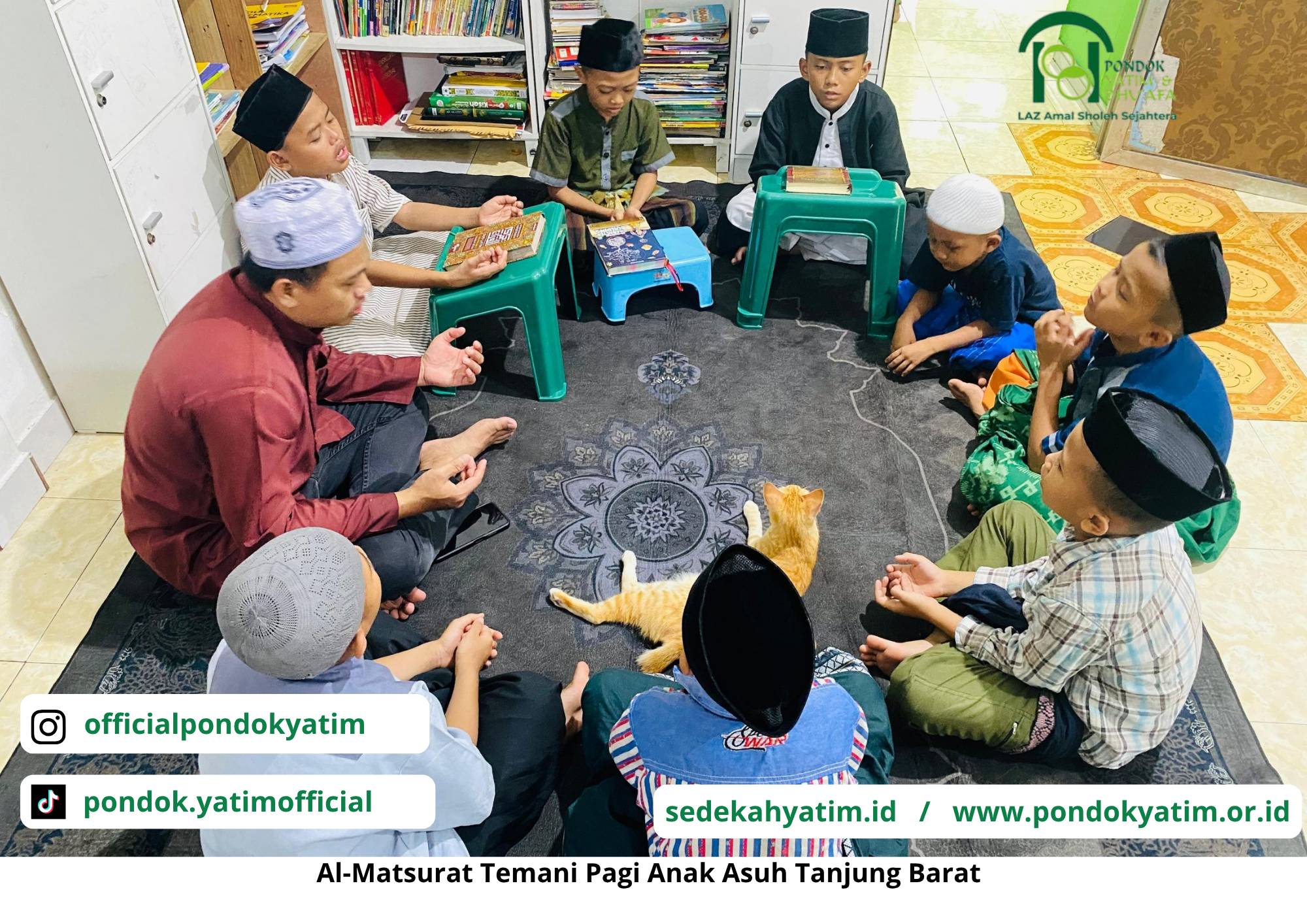 Awali Hari dengan Zikir Al-Matsurat di Asrama Tanjung Barat