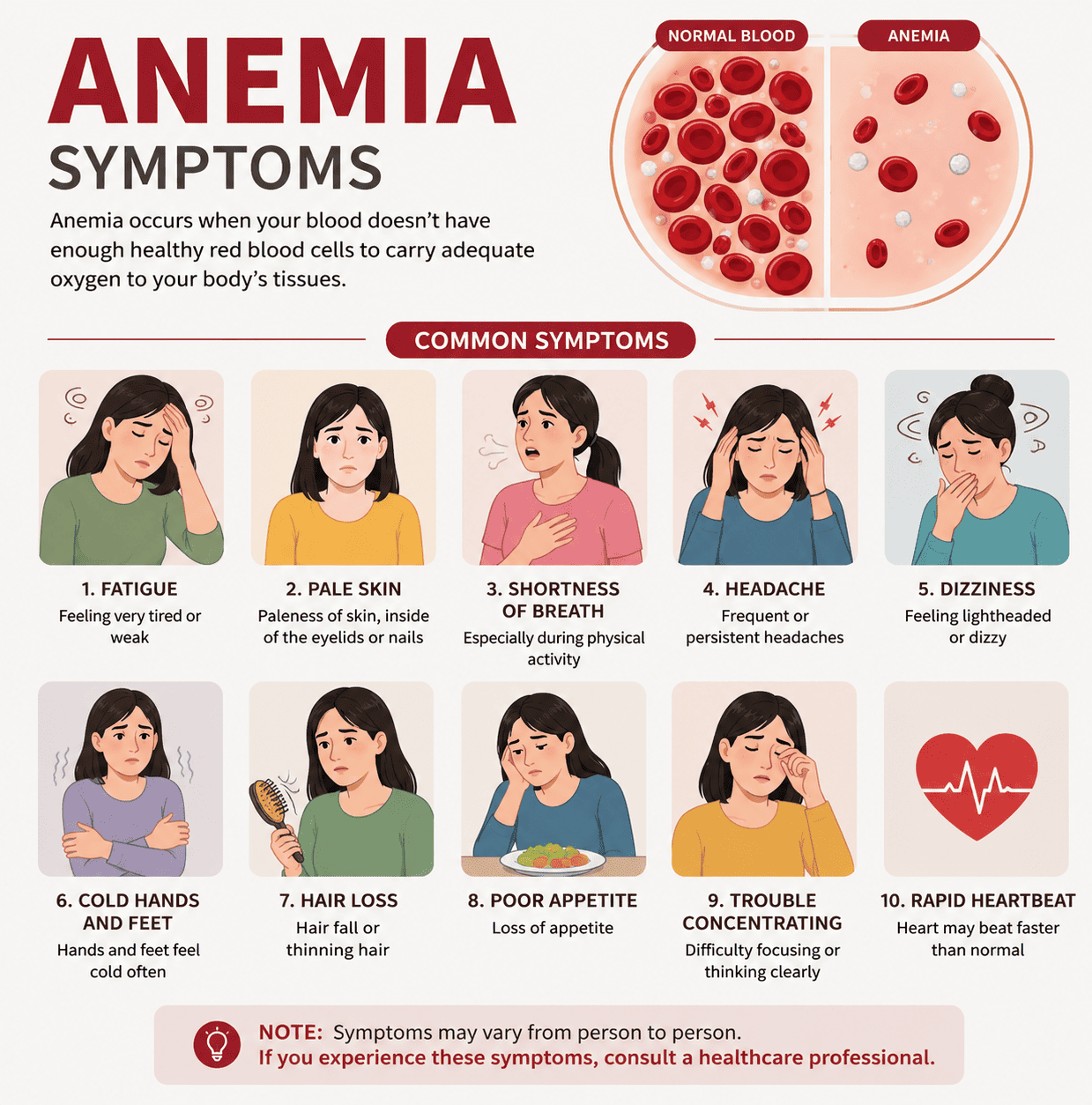Anemia: Understanding the Silent Oxygen Shortage in Your Body