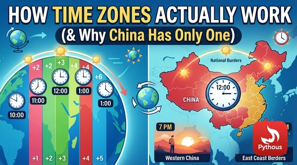 How Time Zones Actually Work (and Why China Has Only One)