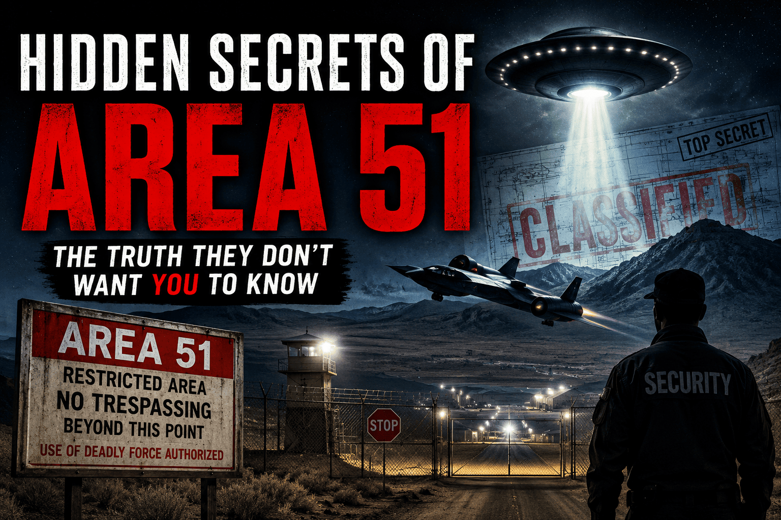 Hidden Secrets of Area 51: The Mystery That Refuses to Die