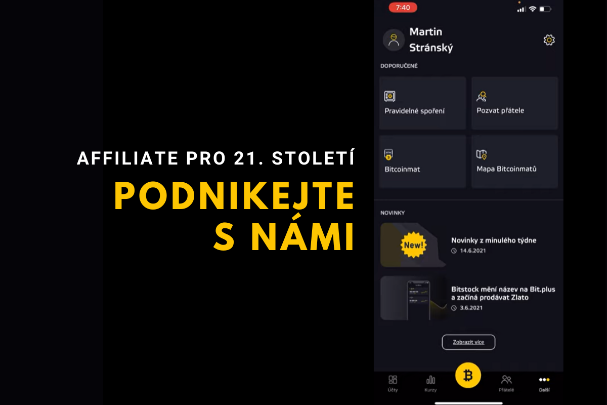 Podnikejte s námi | Affiliate pro 21. století