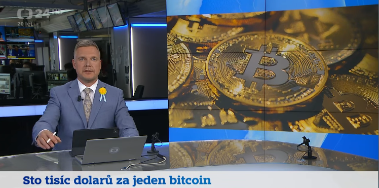 Bitcoin znovu překonal hranici 100 000 dolarů. Co na to Martin Stránský v rozhovoru na ČT24?