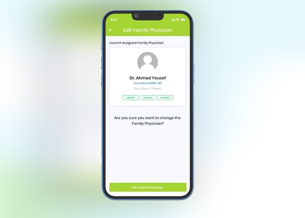 PHCC app allows requesting appointments for several clinics