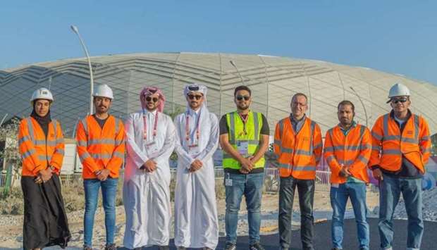 Traffic simulation scenario around stadium