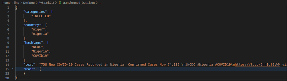 PySpark CLI Twitter Data Aggregation Platform
